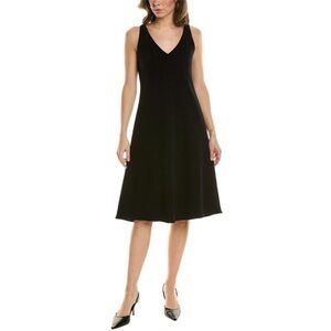 Vince V-Neck Wool-Blend Slip Dress